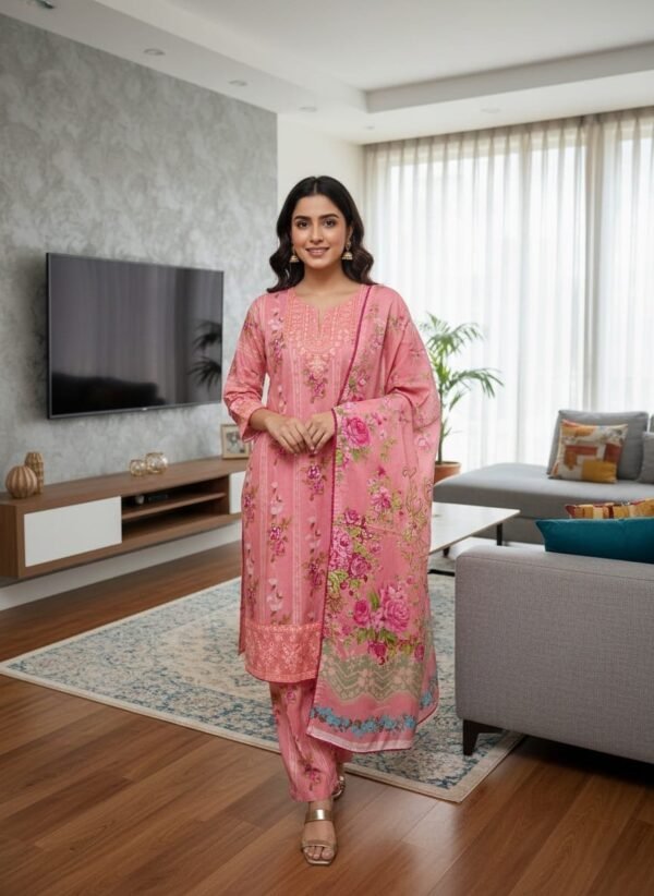 Lawn Chikankari 3PC Stitched