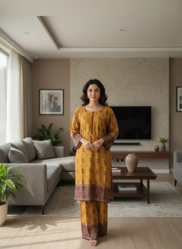 Linen Printed 2PC Stitched