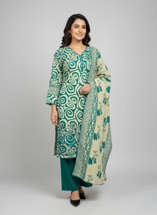 Lawn Chikankari 3PC Stitched
