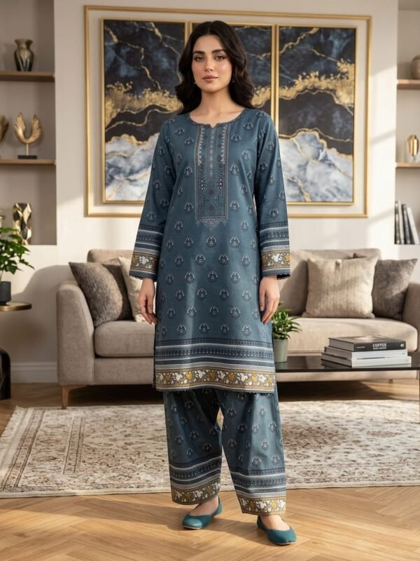 Lawn Printed 2PC Stitched