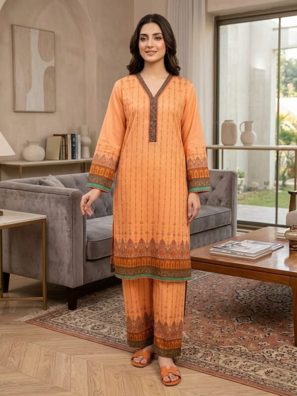Lawn Printed 2PC Stitched