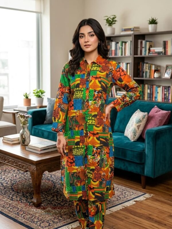 Lawn Printed 2PC Stitched