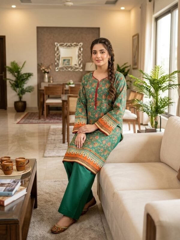 Lawn Printed 2PC Stitched